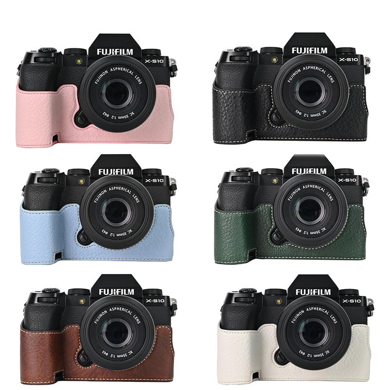 Ốp Da PU, Ốp Cho Máy Ảnh Fujifilm XS20 XS10, Nắp Che Một Nửa Cơ Thể, Túi Fujifilm X S20 X S10