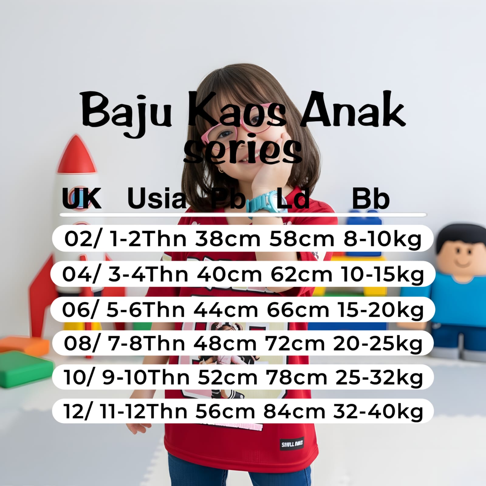 Kaos Jersey Anak Perempuan Roblox Viral 3-12 Tahun / Atasan Anak Perempuan kekinian
