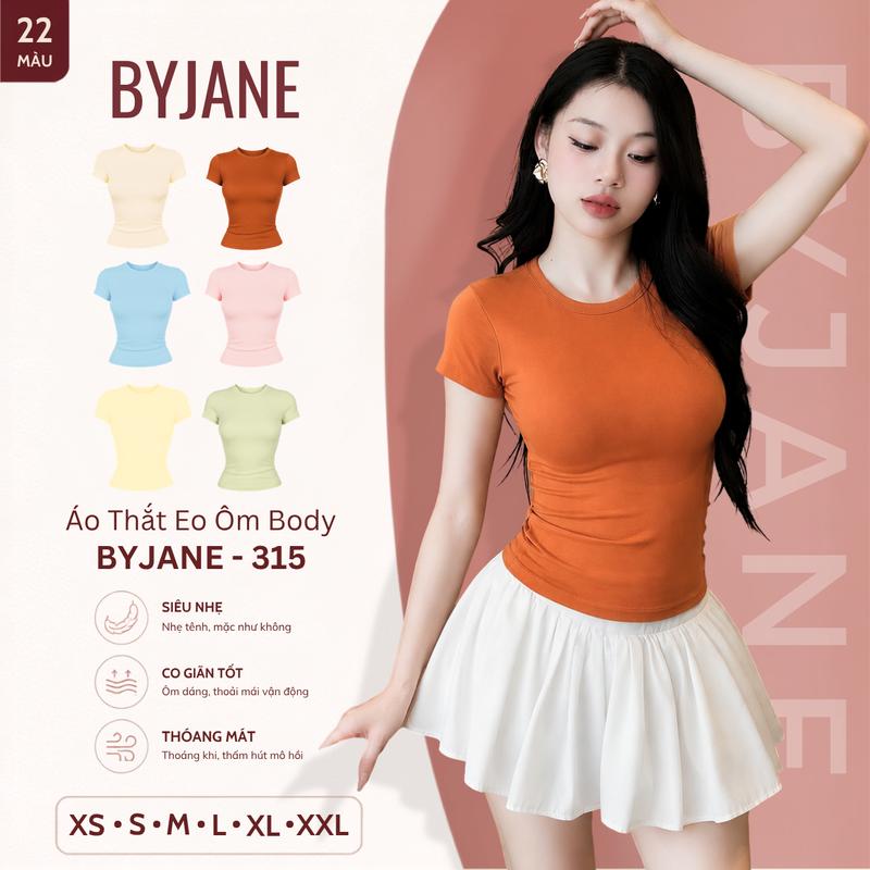 [ MÀU MỚI ] Áo Thắt Eo Ôm Body BYJANE Chất Thun Mịn Co Dãn 4 Chiều Women S M L XL XXL - 315