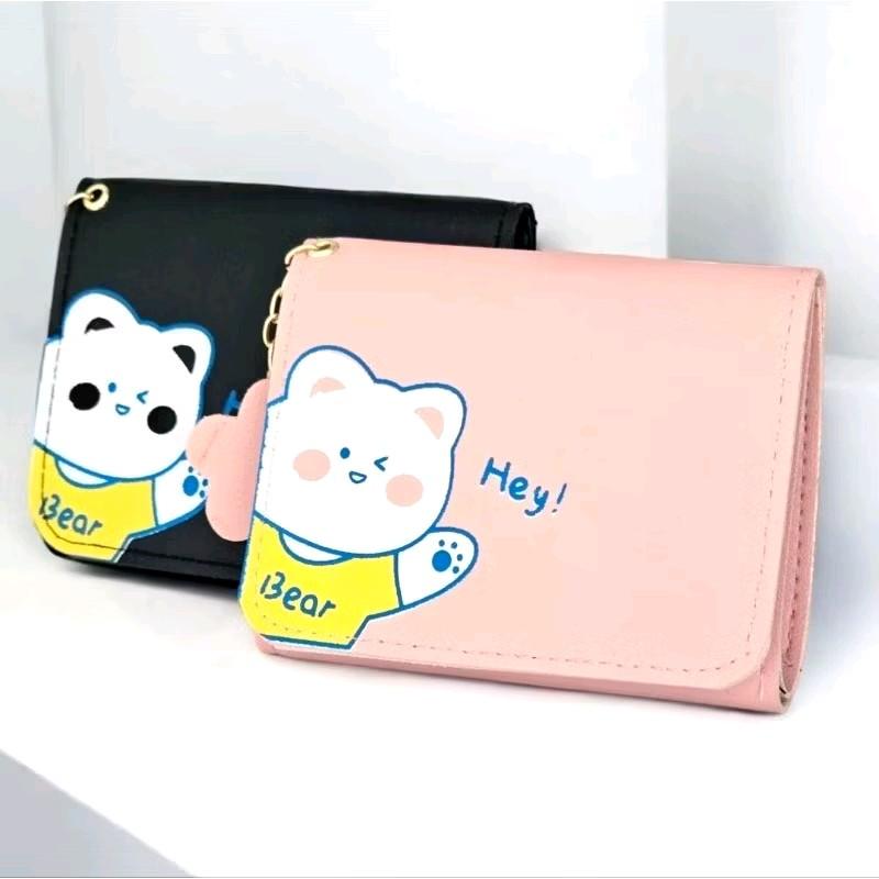 Dompet Kecil Hey Bear Korea 11 x 8 cm unik lucu Teddy Karakter 3