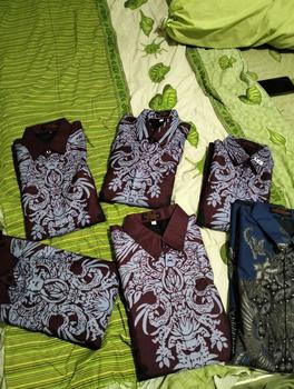 Product Review of Abimana burgundi kemeja batik pria slimfit lapis furing full body terbaru from R** D**a 0