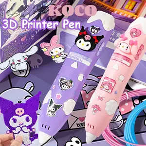 3D Pen 3D Printer Mainan Edukasi Anak Pena 3D Printing Hadiah Liburan Anak Pena Gambar 3D Kerajinan Tangan Melatih Pena 3D