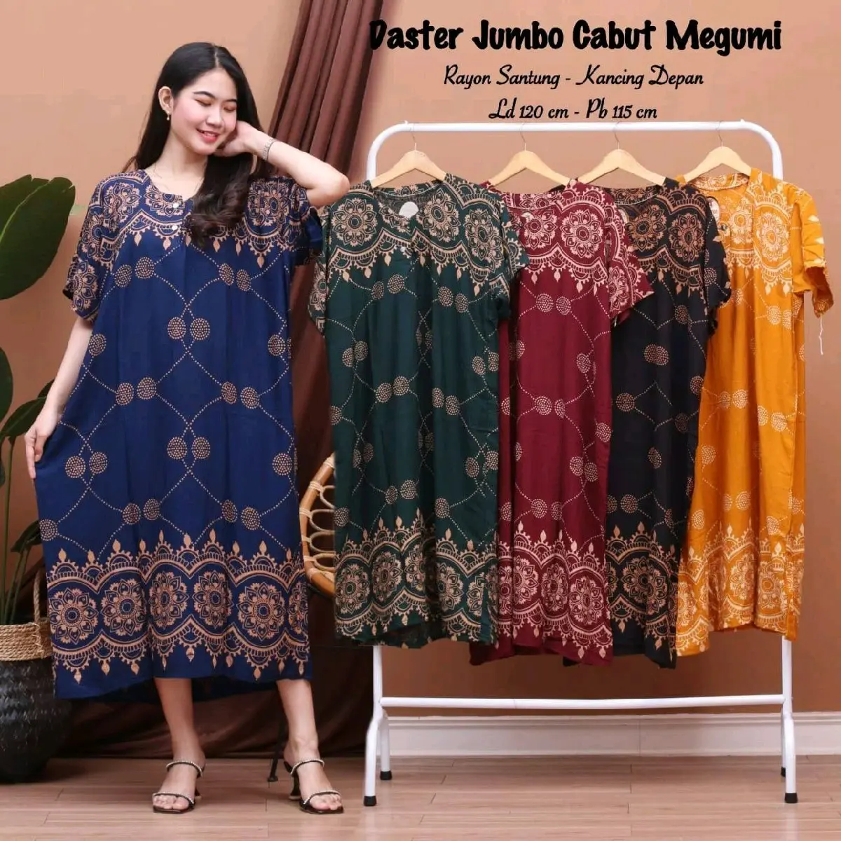 daster jumbo cabut | daster modif | daster mama muda | bahan santung / rayon