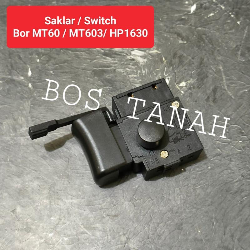 Switch saklar on off mesin bor MT60 MT603 Maktec HP1630 Makita 6142 0