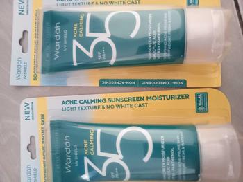 Product Review of [TWINPACK] WARDAH UV Shield Acne Calming Sunscreen - Skincare from B**a A**5 0