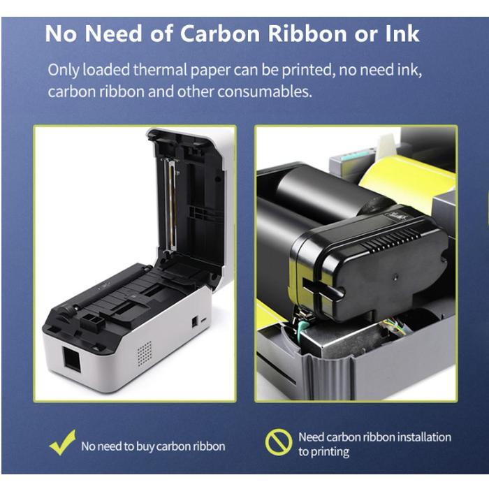 SMARTCOM Printer Thermal Bluetooth 80mm SM401 203DPI Printer Label Resi Cetak Alamat Nota PPOB 9