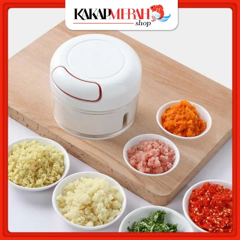 Blender Tarik Gilingan Bumbu Dapur Masak Penghalus Bawang Putih Cabai Mini Chopper 0