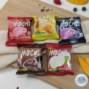 Mochi Conley 1 Box 12 Pcs - Leci Bluberi Strawberry Mangga Coklat - Mochi Super Rasa Unik dan Lezat