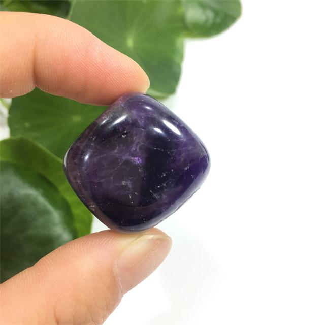 dream amethyst tumble stone for home decoration one pcs 30g 0