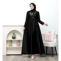 Promo SAHARA Gamis Lebaran 2026 Dress Janggan Busui Friendly Gaun Pesta ...