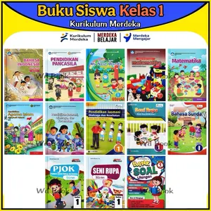 [ Resmi Diknas ] Buku Paket Pelajaran Siswa Kelas 1 SD Kurikulum Merdeka Kurmer