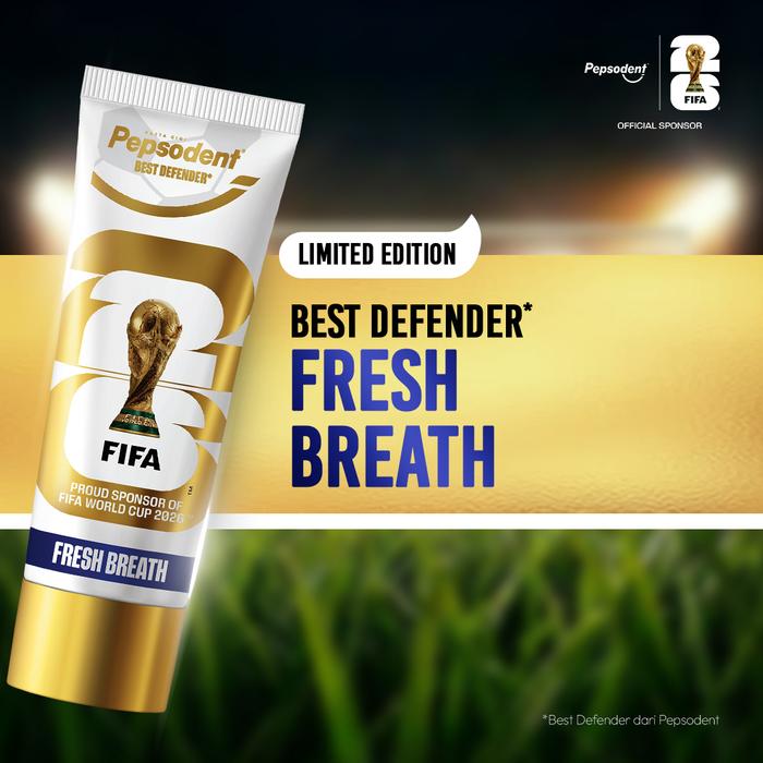 Promo [LIMITED EDITION] Pepsodent Toothpaste FIFA Fresh Breath - Pasta ...