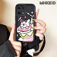 Gambar MHKEID Casing Hp untuk OPPO Reno 7 4G Reno 8 4G Reno 7 5G 8 5G 7SE 5G 8 Pro 5G Find X8 X5 Lite Reno 7Z 5G 8Z 5G Reno 7 Lite 5G 8 Lite 5G F21 Pro F21s Pro Case Pola Anjing yang bahagia Kasing Anti-Sidik Jari Silikon Kasus Lembut Tali gantung Casing - Gaya1, OPPO Reno 7 4G dari MHKEID MALL Kab. Tangerang 3 Tokopedia