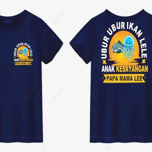 Kaos KC anak anak UBUR UBUR IKAN LELE LENGKUNG db/kaos cod terlaris Combed Dewasa Distro 2