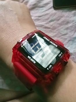 Product Review of jam  tangan original Pria wanita terbaru 2023  rubber segi Digital transparan from a**8 2