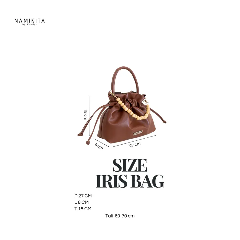(Namikita) Iris Sling Bag -  Free Goodie Bag Tas Selempang Wanita Cewek 1