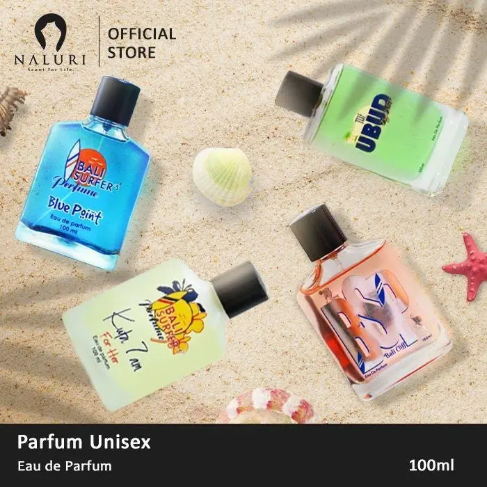 Parfum Bali Surfers EDP 100ml Perfume Elegant Malam Siang Glass Orange Lavender Saffron