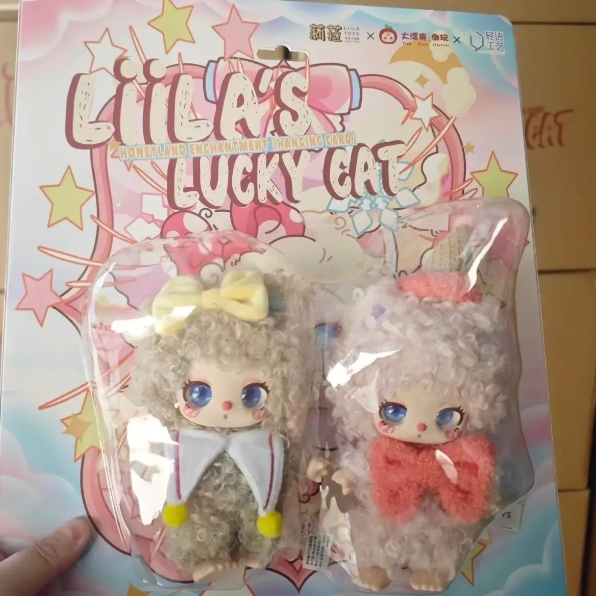 Kucing Mewah, Lila LUKY, Siri Enamel, Kad Gantung, Loket Anak Patung Comel, Hadiah