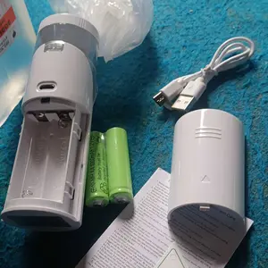 UPGRADED Paket Lengkap Mesh Nebulizer TaffOmicron Alat Terapi Uap Pernapasan Baterai Isi Ulang + Cairan Original
