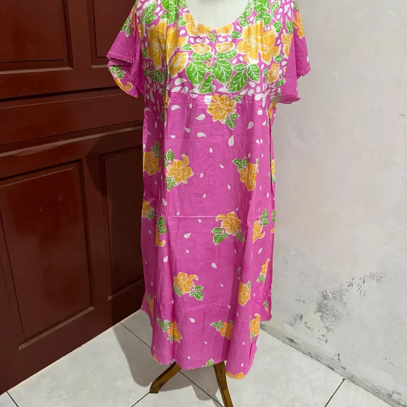 Daster bahan rayon untuk wanita busui dan non busui 0