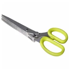 AH Gunting 5 Lapis Daun Bawang Sayur Dapur 5lapis Kitchen Scissors Layer Stainless Steel Kitchenware multifungsi