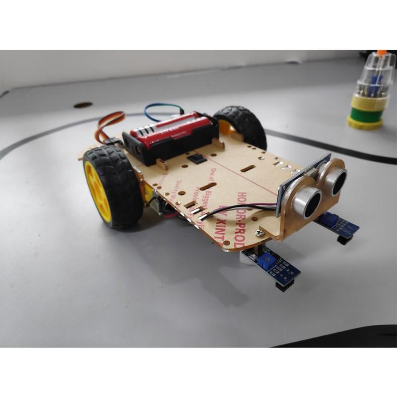 ARDUINO SMART MOBILE ROBOT - BLUETOOTH, LINE TRACKING & OBSTACLE ...