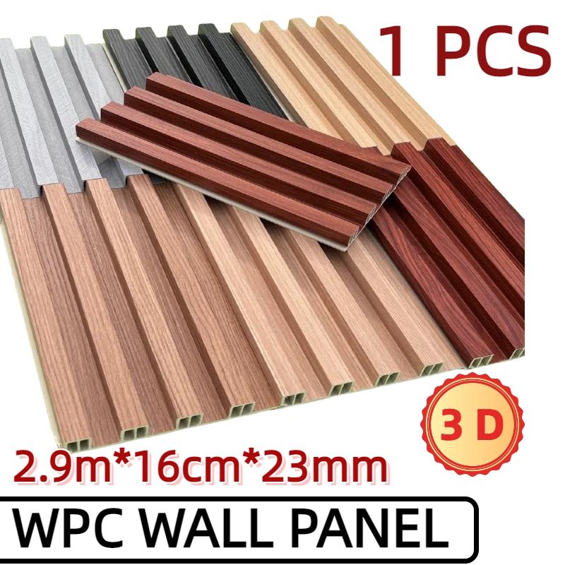 1PCS 3D Woodpanel WPC Wood Panel PVC Wallpanel Dekorasi Dinding Motif ...