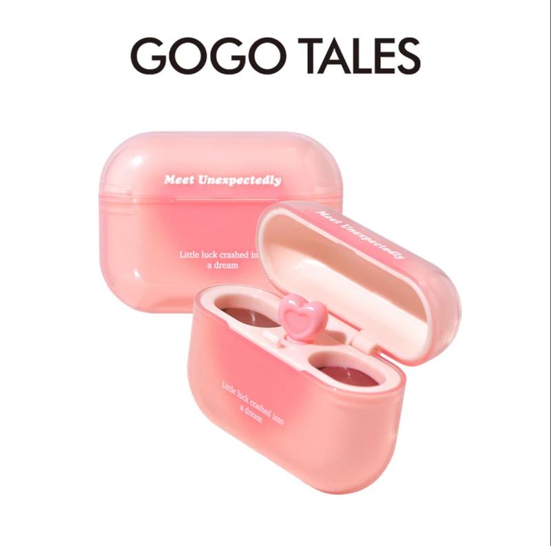 GOGOTALES double lip glaze mirror water gloss lip gloss lip mud nude color lipstick lip gloss is not easy to fade and does not stick to the cup GT621 2