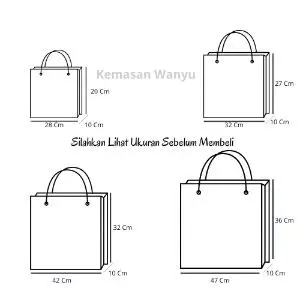 ( CUCI GUDANG ) Varian SDA1 / Tas Jinjing / Tas Belanja / Tas Spunbond / Tas Souvenir / Tas Jinjing Wanita / Tas Lipat / Tas Kado / Kantong Belanja 3