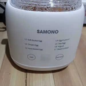(BISA COD) Samono Food Steamer SW-FS300 Alat Kukus Serbaguna Otomatis 7in1, Egg Cooker, Yogurt Maker, Pemanasan Cerdas PTC 24 Jam, 300 Watt