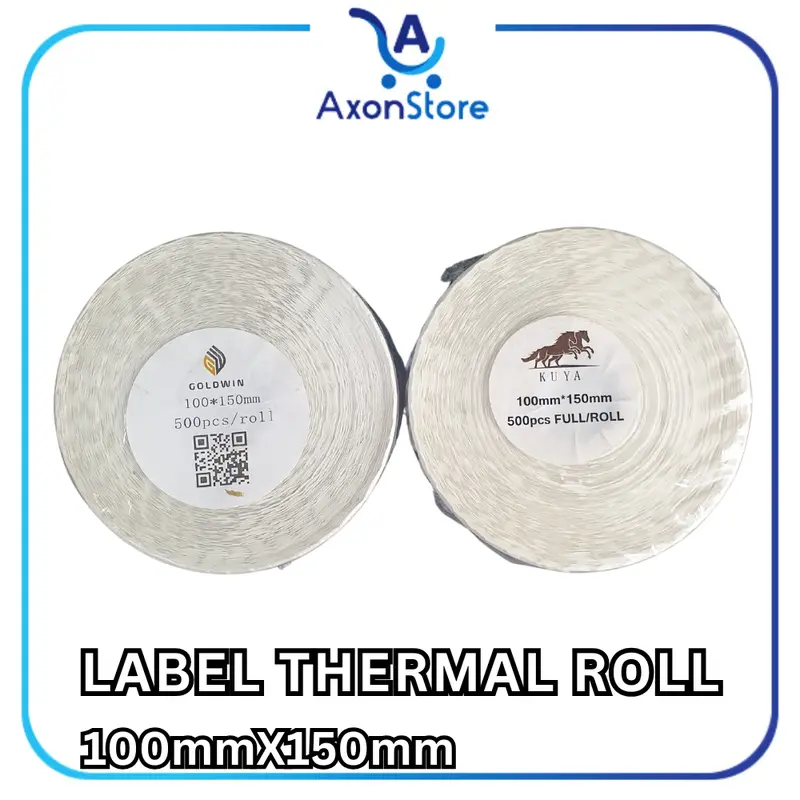 Label Thermal Barcode 100 x 150 mm 500pcs Sticker Resi 4x6 100x150 4
