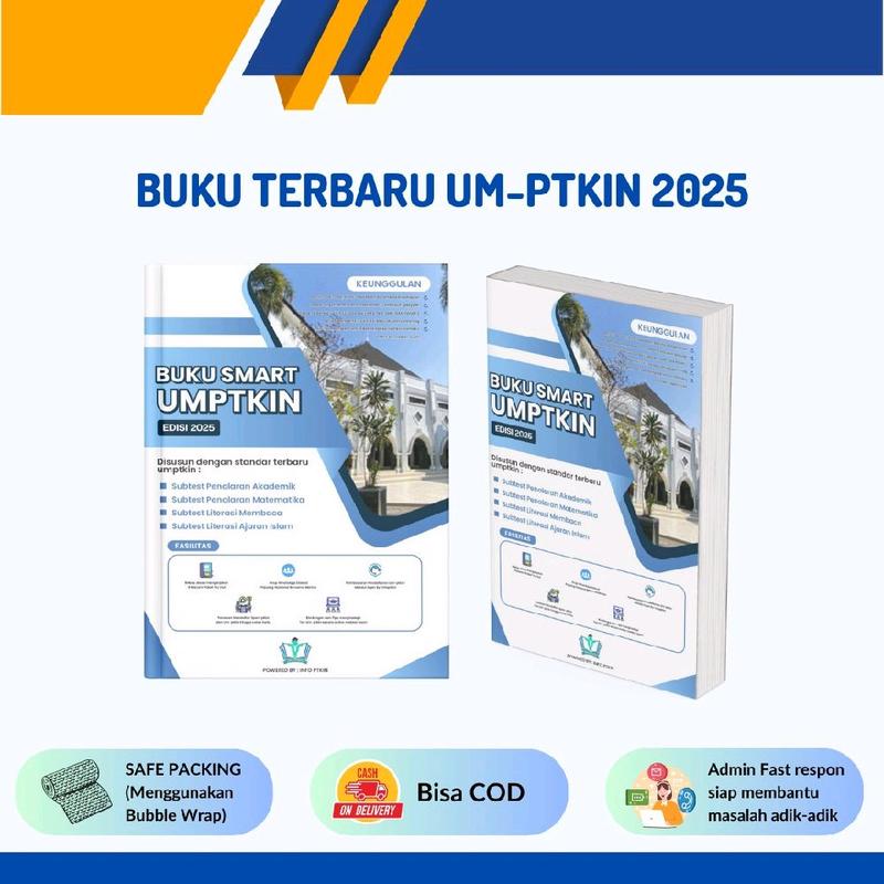 VERSI TERBARU SUKSES UM-PTKIN 2025 | Buku Paket SMART UM-PTKIN | Persiapan SSE Tes UM-PTKIN 2025 1
