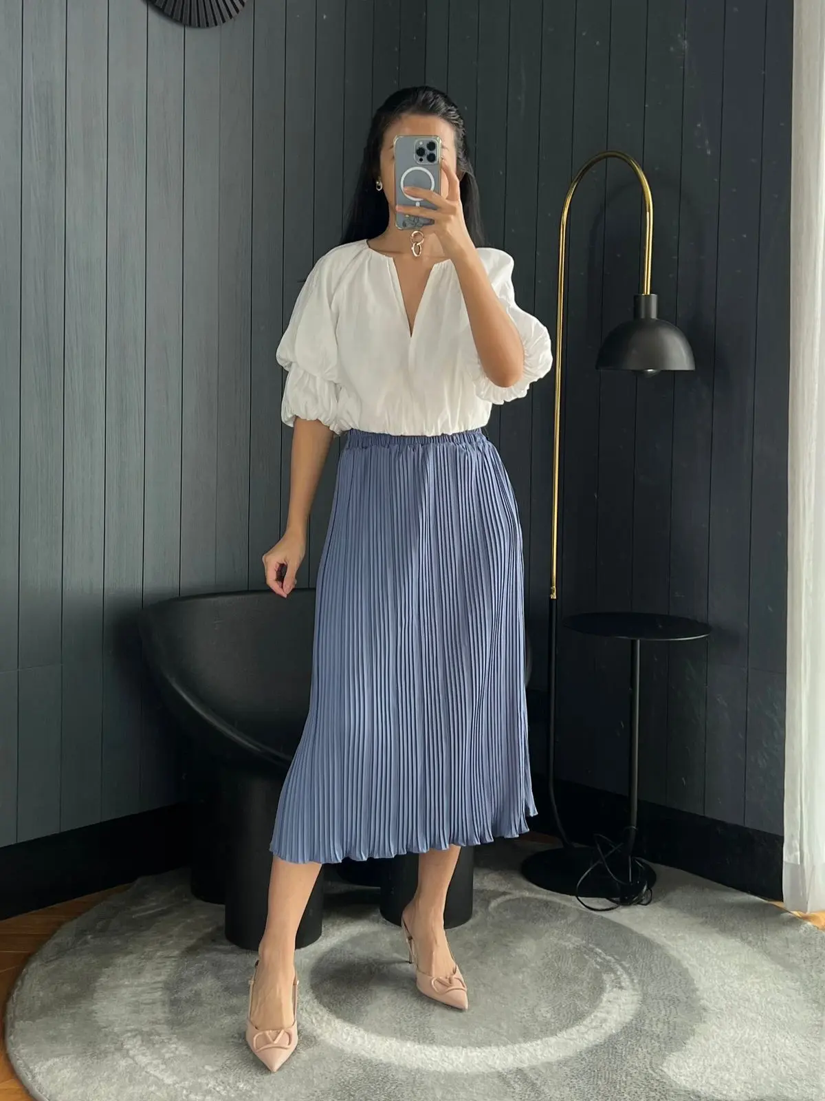Rok Plisket Midi BB / Rok Plisket Hyget Premium / Rok Plisket Panjang