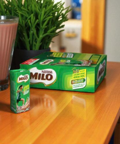  Thùng 48 Hộp 180ml-110ml Thực Phẩm Bổ Sung Sữa Lúa Mạch Milo Nestle Có Đường Và Ít Đường 