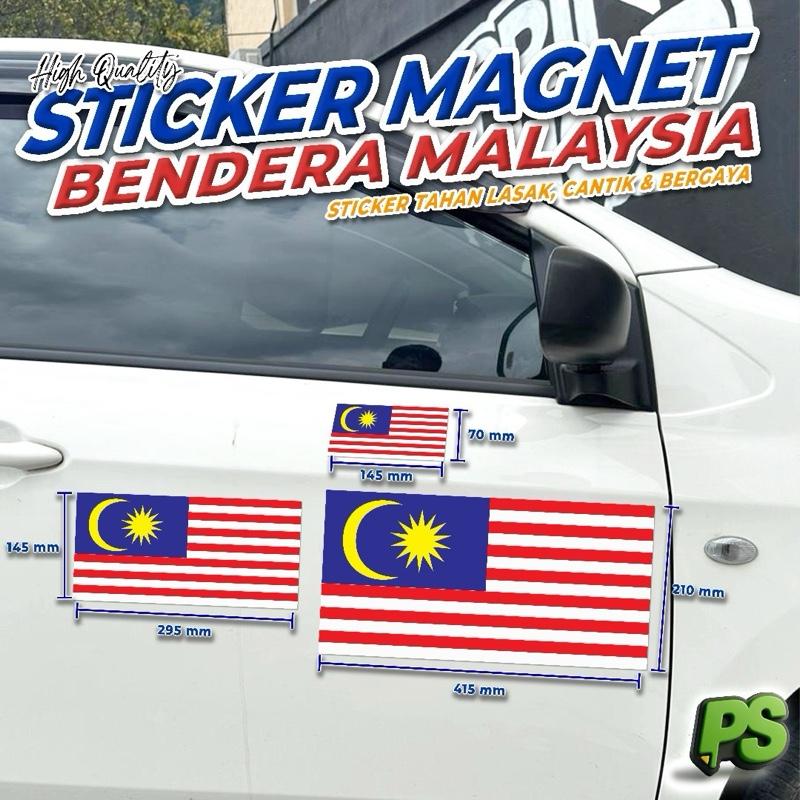 Sticker Magnet Poster Malaysia Flag Bendera Merdeka Sticker Merdeka Car ...