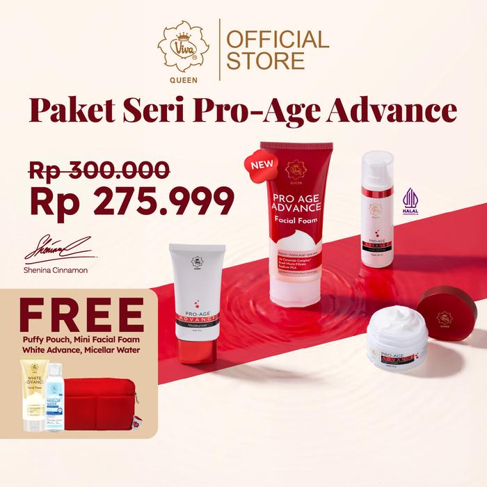 Gambar Paket Seri Pro Age Advance [SHENINA'S PICK: VIVA QUEEN] dari Viva Cosmetics ID Kota Surabaya Tokopedia