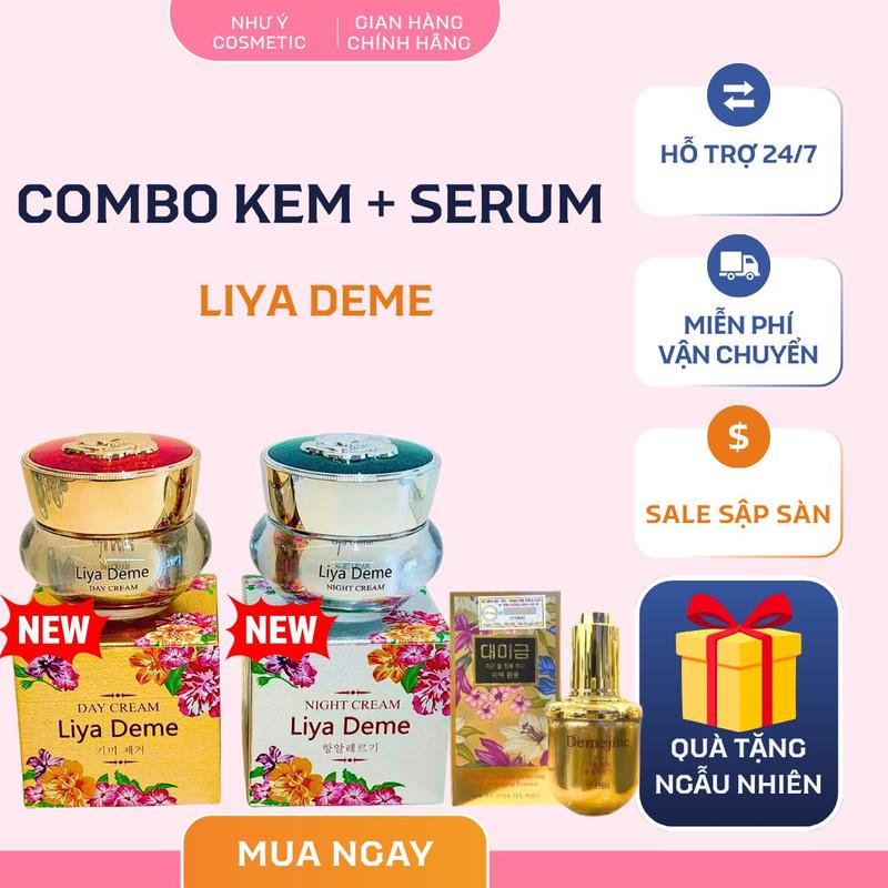 Mãu mới Demejine Combo Cặp Kem Demejine 20g & Serum Demejine cấp ẩm cho da