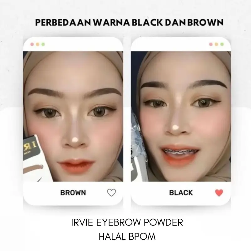 3in1 Eyebrow irvie BPOM Cetakan alis tali Free Concealer 2