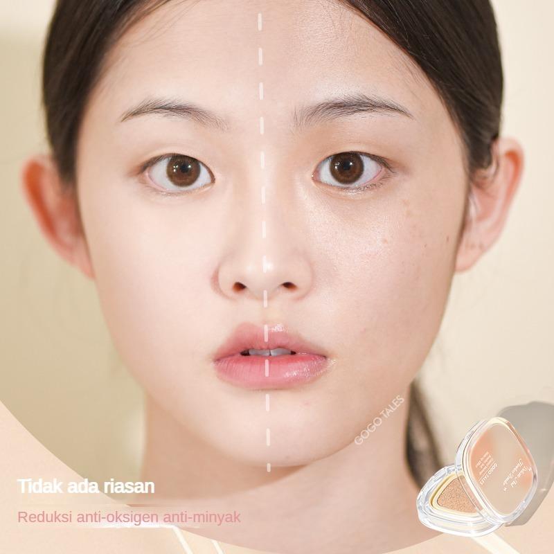 「BPOM」COD｜GOGO TALES Lightweight Air Cushion Berikan tingkat perban kulit, perawatan Beberap Pasukan khusus di industri bantalan udare Kotak Persegi Kecil yang Mengubah Intia bahan Perawatan Kulit Concealer Foundation Wajah