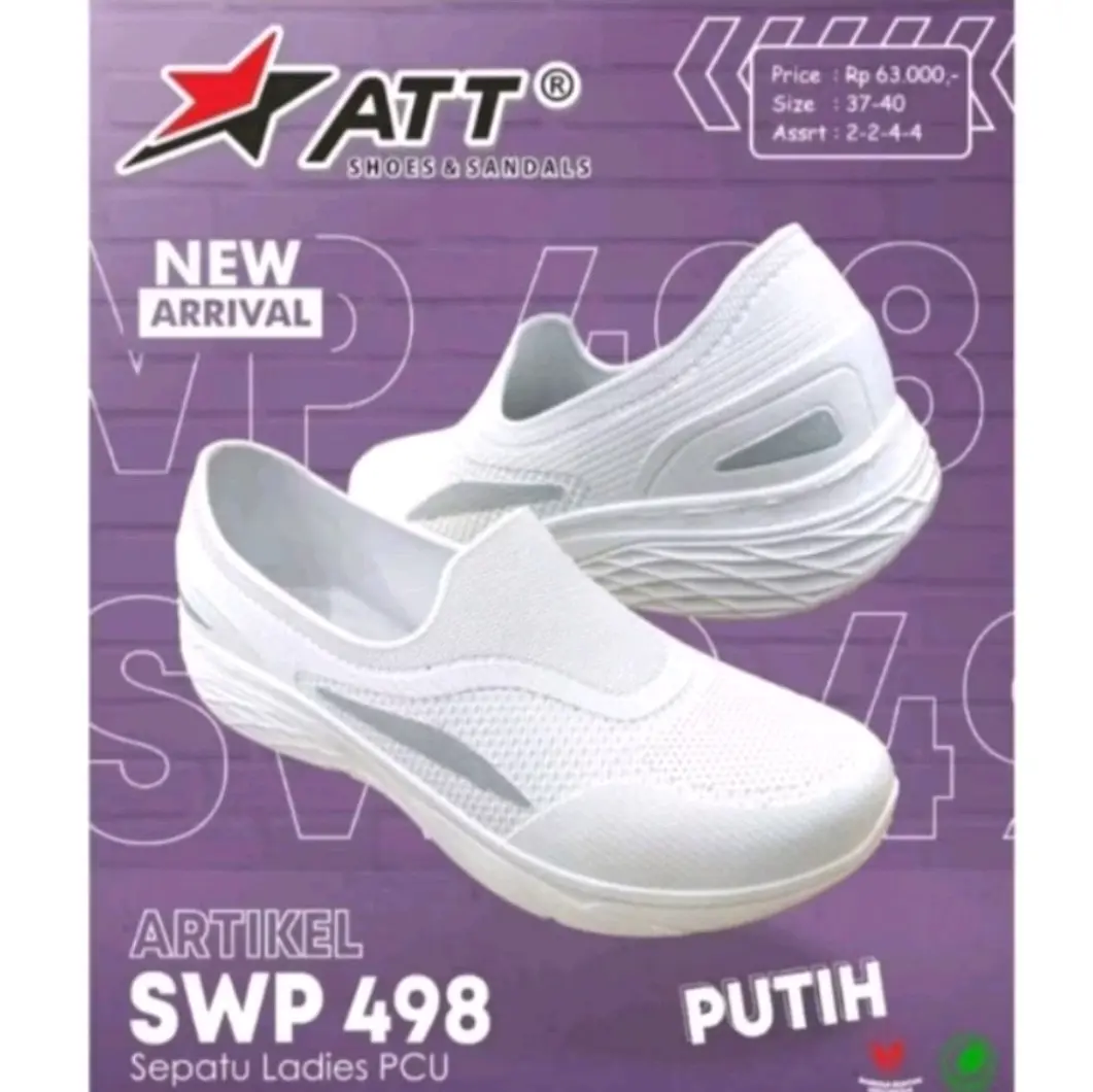 Sepatu Putih Trendy ATT SWP498 untuk cewek