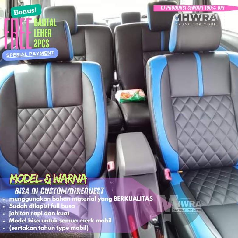 Product Introduction of Sarung jok mobil calya sigra full 3 baris bahan kulit sintetis Astra grade A (harga standar) toyota daihatsu CALYA SIGRA Car COD bayar ditempat 47