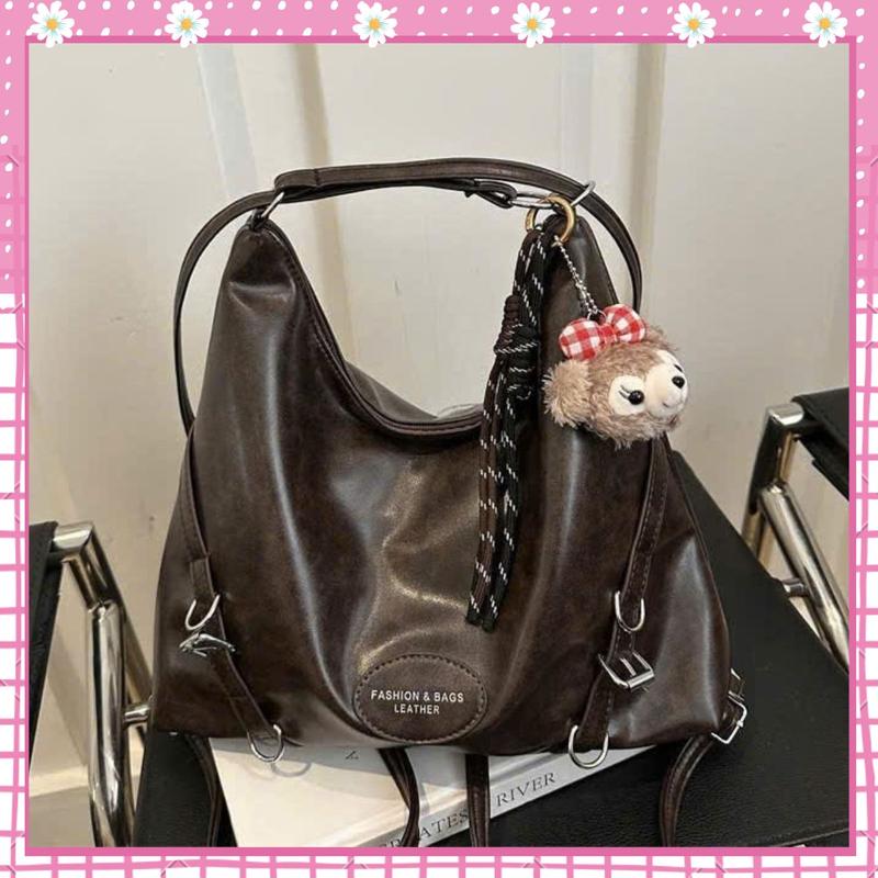 Túi xách nữ đẹp túi đeo chéo đeo vai đeo balo phong cách Hàn Quốc tặng kèm móc Chuột dễ thương BHOL68 038