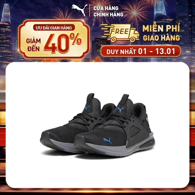 Giày chạy bộ Softride Enzo Evo Màu Đen Black-Ultra Blue-Cool Dark Gray-White