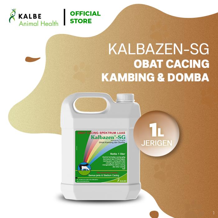 Gambar KALBE Kalbazen S+G Obat Cacing Spektrum Luas Kambing & Domba - 1 Liter dari Kalbe Animal Health Kota Surabaya Tokopedia