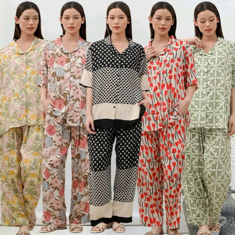 RUMI SET / Piyama Wanita Lengan Pendek (Katalog 2) Busui 0