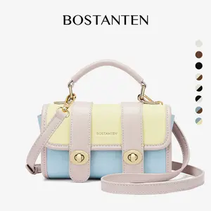 [Marsya bag] BOSTANTEN Tas Cambridge Tas Wanita 2025 Hand Bag Selempang Wanita Tas Sling Bag 2 in 1 Shoulder Bag Kulit