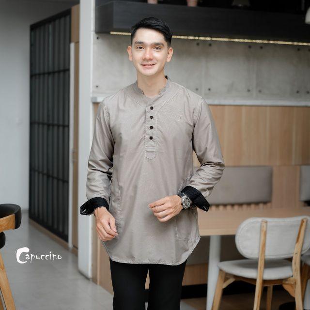 Product Introduction of Baju Koko Kurta Pria Motif Embos Terbaru Original Anwa Terlaris Atasan Dewasa Hitam Cream Kuning Maroon Navy Muslim Nyaman Putih Lembut  Variasi Panjang Pendek Tebal Katun Kombinasi Kerah Oblong 42
