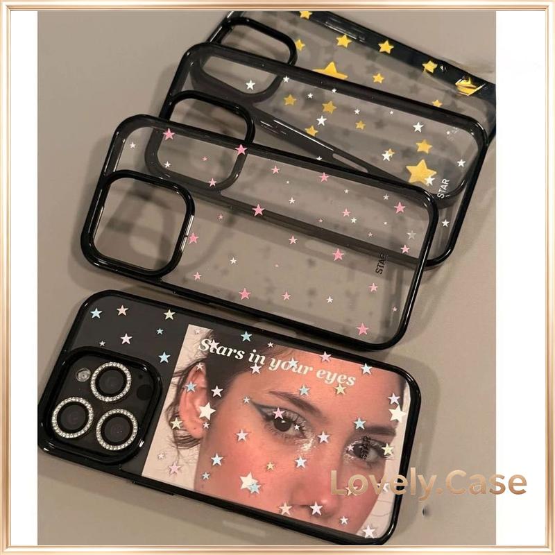 Ốp Lưng Iphone 11 13 16 17 18 12 15 14 Pro Max 16 Plus Bìa Mềm Chống Sốc Macaroon Acrylic Sang Trọng Của Fashion Stars