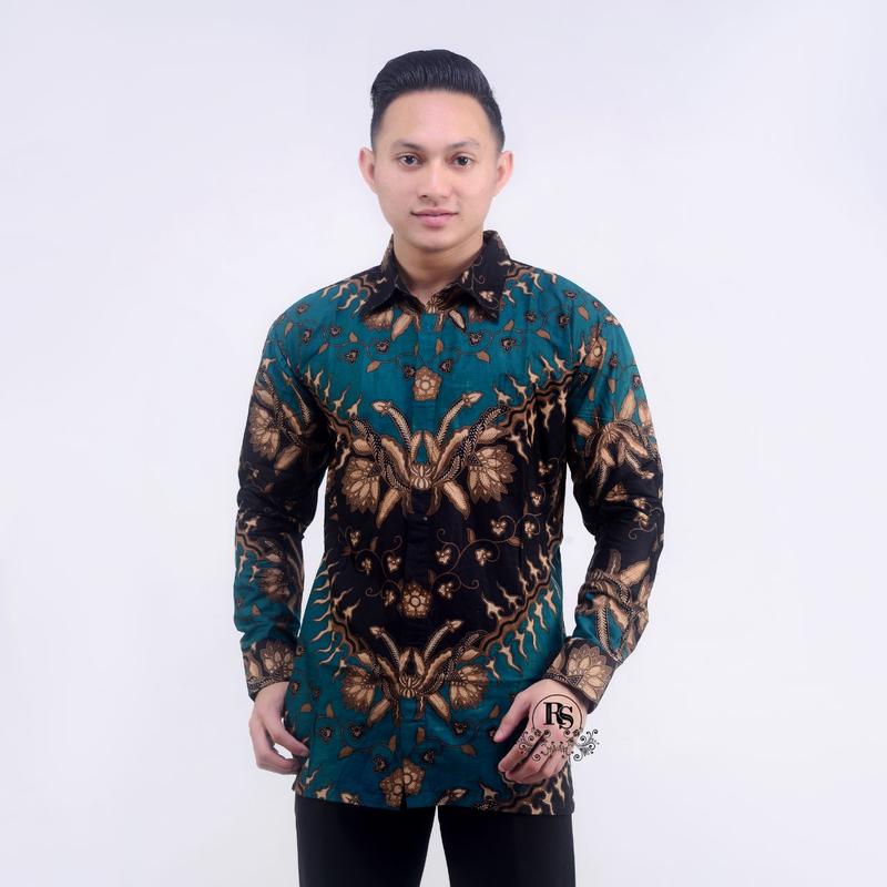 Product Introduction of KEMEJA BATIK LENGAN PANJANG READY JUMBO BATIK ATASAN PRIA BATIK KANTOR BATIK SERAGAM 23