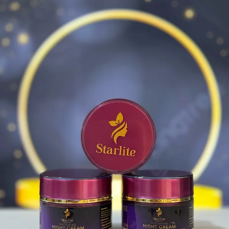 3 Night Cream Ungu Niaciamide Starlite  By Umi Alfatih BPOM RI 4